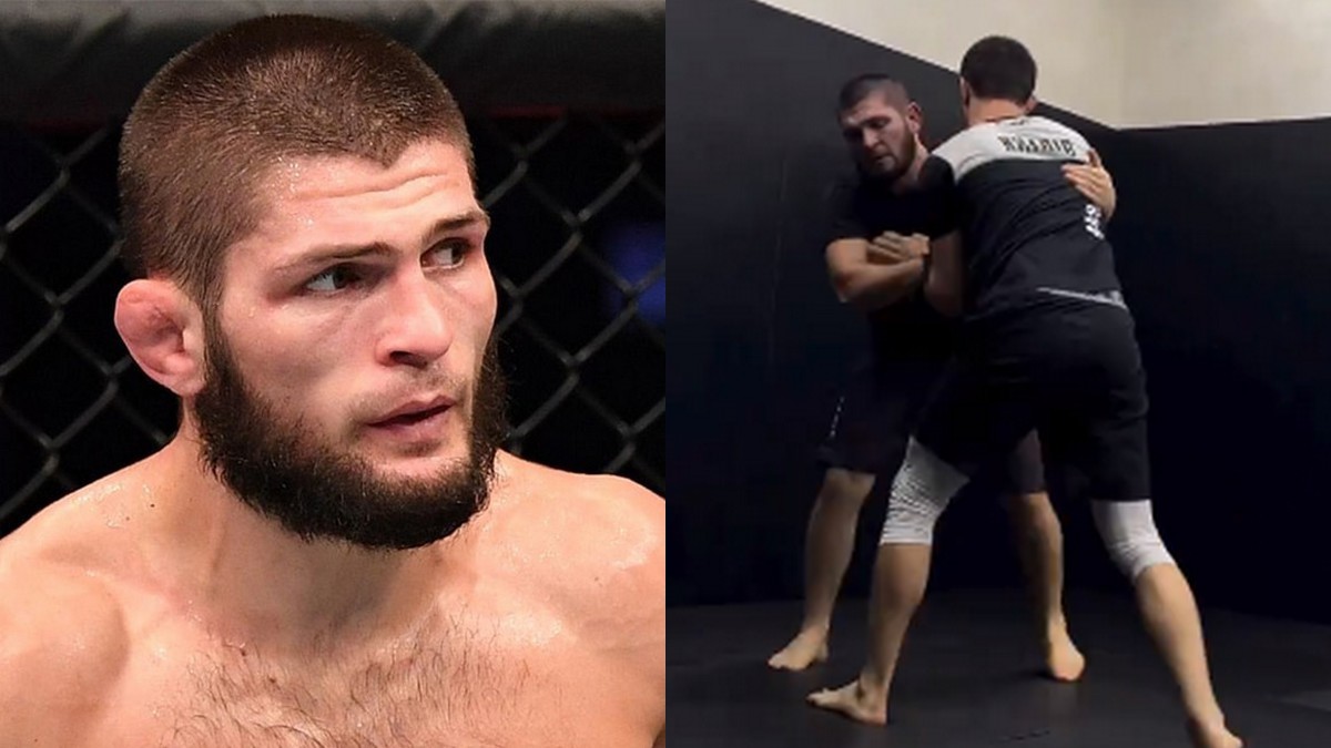 Mma Khabib Nurmagomedov Et Usman Sparring De Lutte Espace Martial