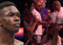 Adesanya réagit à l'altercation Strickland Du Plessis UFC 296