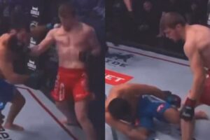 MMA: KO terrifiant après feinte dans le combat