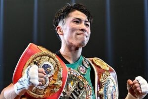 Naoya Inoue affronte adversaire dans arène légendaire