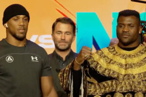 Ngannou vs Joshua : premier affrontement