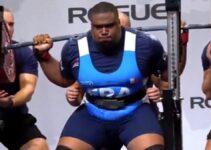 Recordman français soulève 375 kilos en squat!