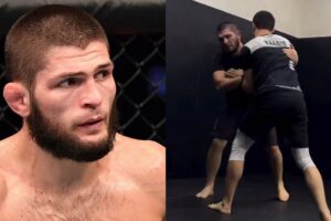 MMA Khabib Nurmagomedov et Usman : sparring de lutte