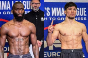 Cédric Doumbé vs. Baki : la pesée officielle PFL Paris