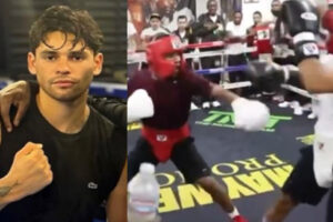 Garcia diffuse vidéo sparring Haney Davis en boxe