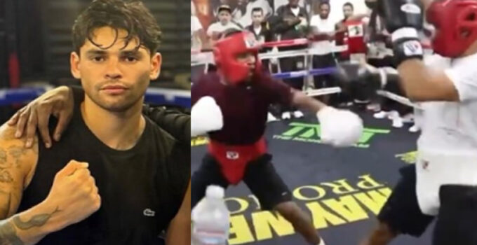 Garcia diffuse vidéo sparring Haney Davis en boxe