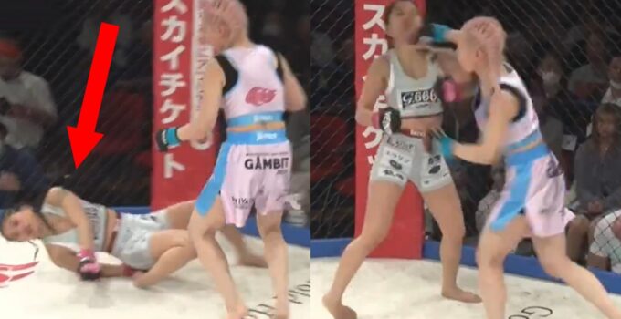 Japonaise impressionne avec un KO en une minute en MMA