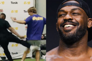 Jon Jones détruit la jambe d’un fan lors de l'UFC