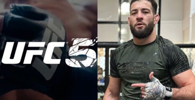 Imavov et Saint Denis de l'UFC 5 dans jeu vidéo