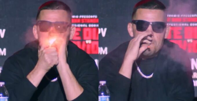 Nate Diaz provoque les journalistes lors d'une conférence de presse