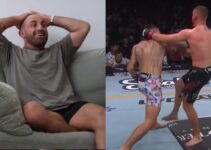 Réaction d'Alexander Volkanovski au KO de Max Holloway à l'UFC