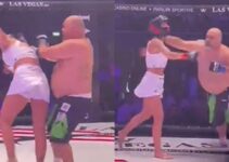 Colosse roumain détruit 2 bimbos Instagram lors d'un combat MMA