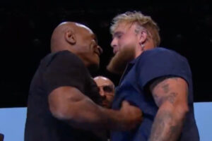 Face à face Mike Tyson vs Jake Paul: premier combat