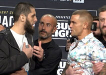 Makhachev et Poirier en face à face tendu à l'UFC 302