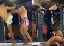 Prodige français de 25 ans en Muay thaï claque un KO