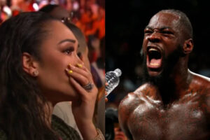 Accusations de violences contre Deontay Wilder : sa fiancée saisit