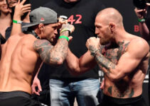 Conor McGregor insulte Dustin Poirier lors du UFC 302