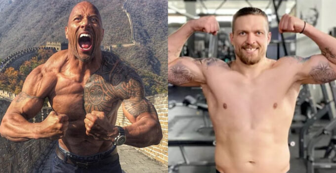 Dwayne Johnson recrute Oleksandr Usyk pour son film MMA