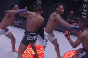 KO violent en MMA : fighter claque à la vitesse