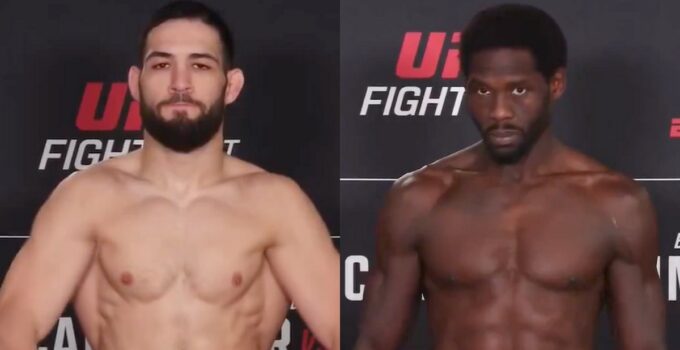 Résultats pesée UFC : Imavov affronte Cannonier