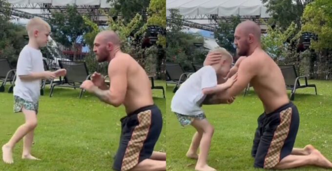 Conor McGregor prépare son fils comme une machine de guerre