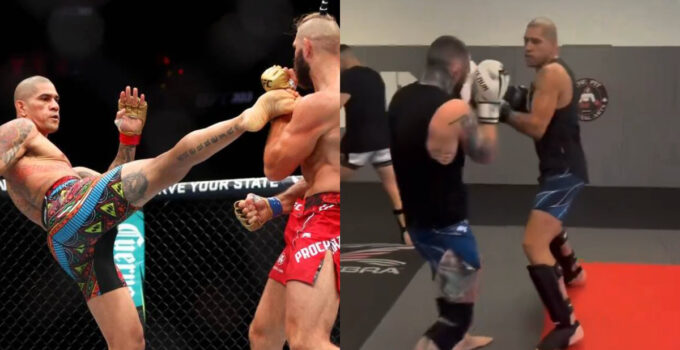 Entraînement d'Alex Pereira à l'UFC : retour rapide (vidéo)