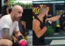 Entrainement de Prochazka et Volkanovski au même Gym