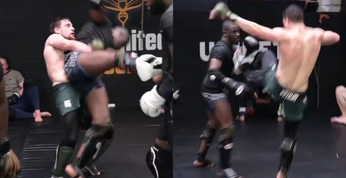 William Gomis : sparring intense avec prospect français MMA