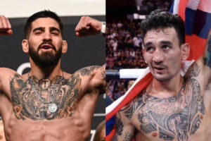 Avertissement de Ilia Topuria à Max Holloway