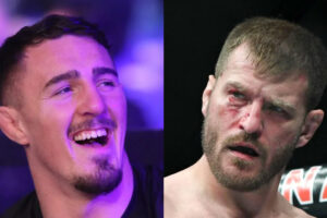 Comparaison Tom Aspinall entre Stipe Miocic et Joe Biden