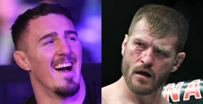 Comparaison Tom Aspinall entre Stipe Miocic et Joe Biden