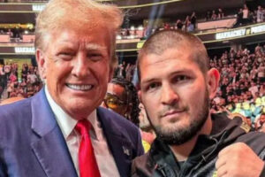 Donald Trump rend hommage à Khabib lors de l'UFC