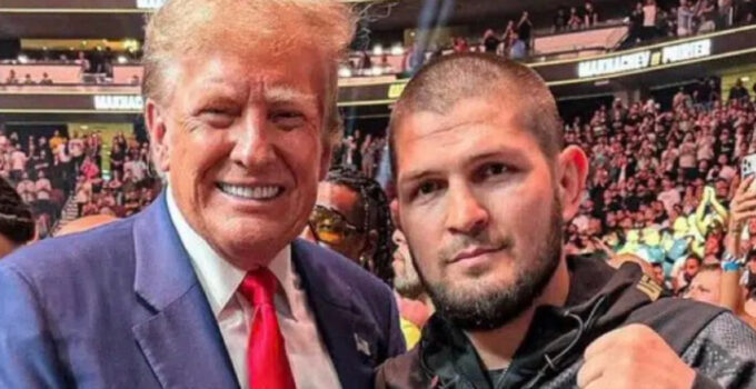 Donald Trump rend hommage à Khabib lors de l'UFC