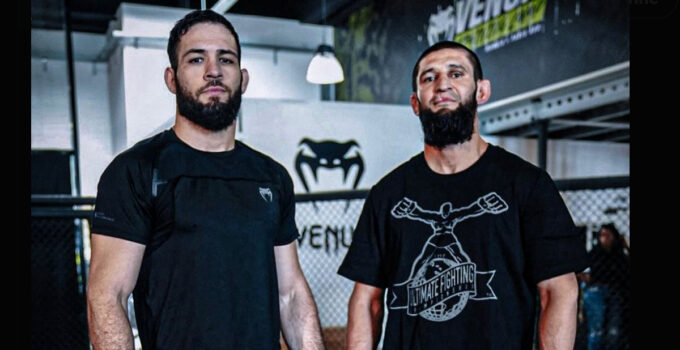 Entraînement UFC à Paris : Khamzat Chimaev avec Imavov