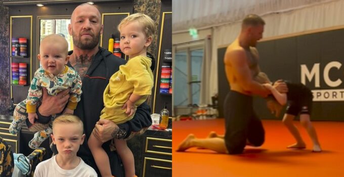 Entraînement rigoureux : Conor McGregor prépare son fils pour l'UFC