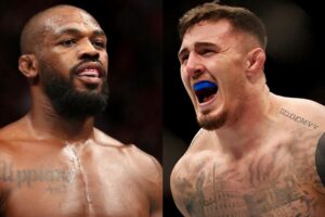 Jon Jones provoque l'agacement de Tom Aspinall