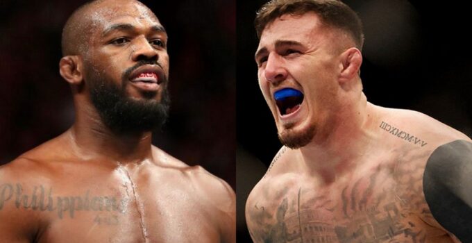 Jon Jones provoque l'agacement de Tom Aspinall