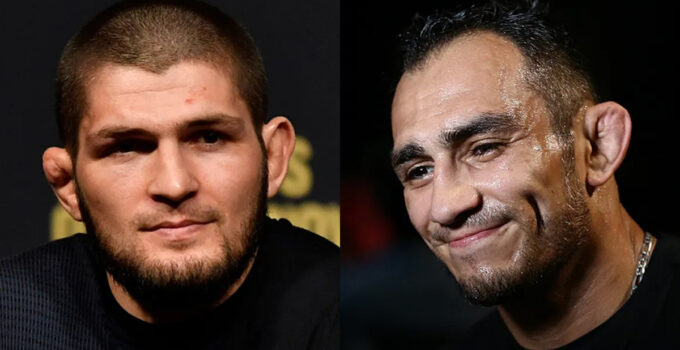 Khabib adresse un message à Tony Ferguson après défaite UFC