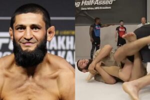 Khamzat Chimaev : sparring intense avec un ex champion UFC en