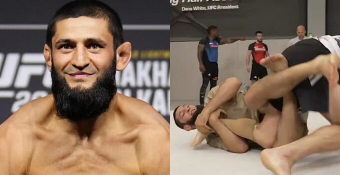 Khamzat Chimaev : sparring intense avec un ex champion UFC en