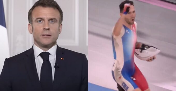 Médaille d'or JO Paris : Emmanuel Macron félicite Benjamin Thomas