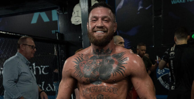 conor mcgregor fête entraînement