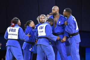 Teddy Riner, champion olympique en équipe pour les JO 2024