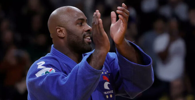 Teddy Riner en demi finales aux JO Paris 2024