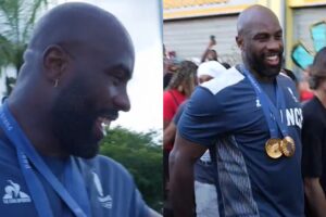 Teddy Riner superstar aux JO Paris en Guadeloupe