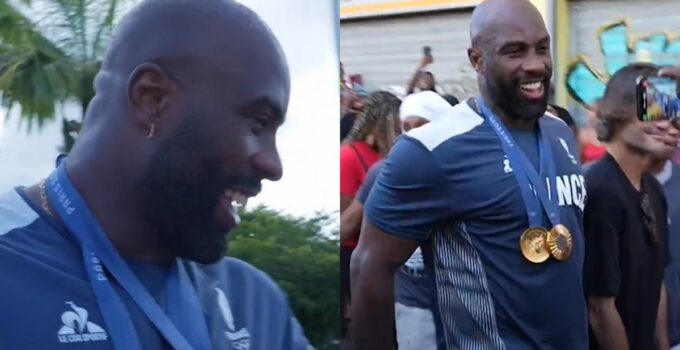 Teddy Riner superstar aux JO Paris en Guadeloupe