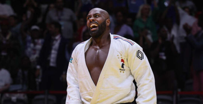 Teddy Riner victorieux aux JO Paris 2024