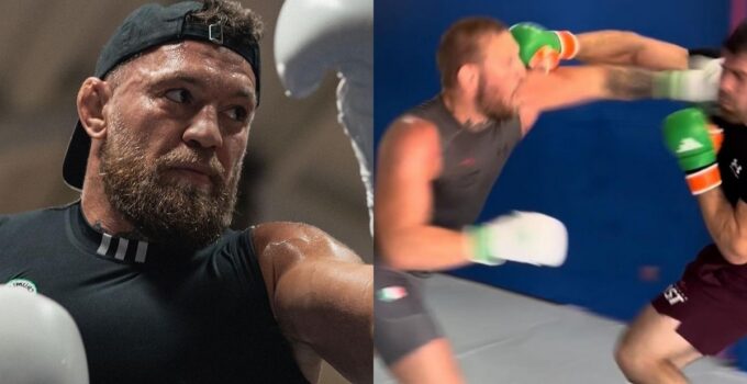 Conor McGregor impressionnant en sparring avant retour UFC