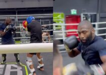 Entraînement MMA : Cedric Doumbé en grande forme.