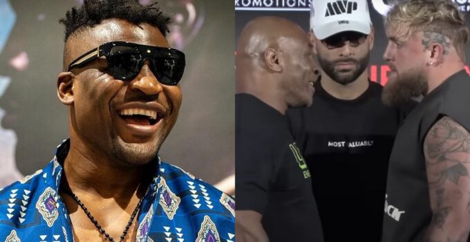 Francis Ngannou prédit le combat Tyson vs Jake Paul